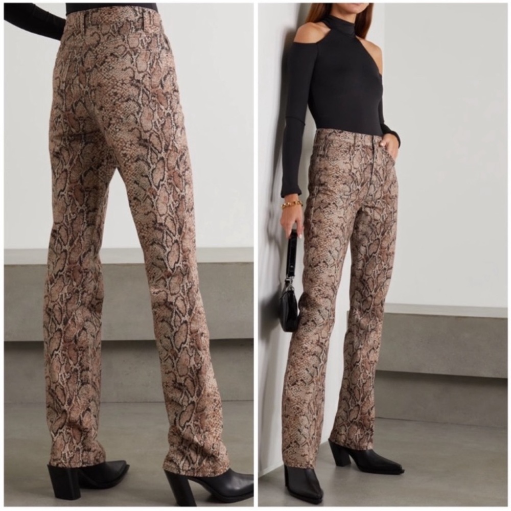 NWT Reformation Jeans Peyton Snake High Rise